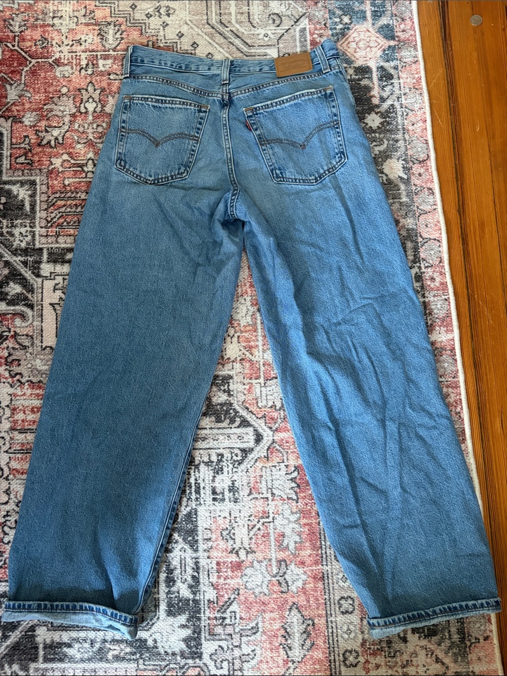 Levi's Women's Light Blue Boyfriend Jeans - Picture 3 of 3